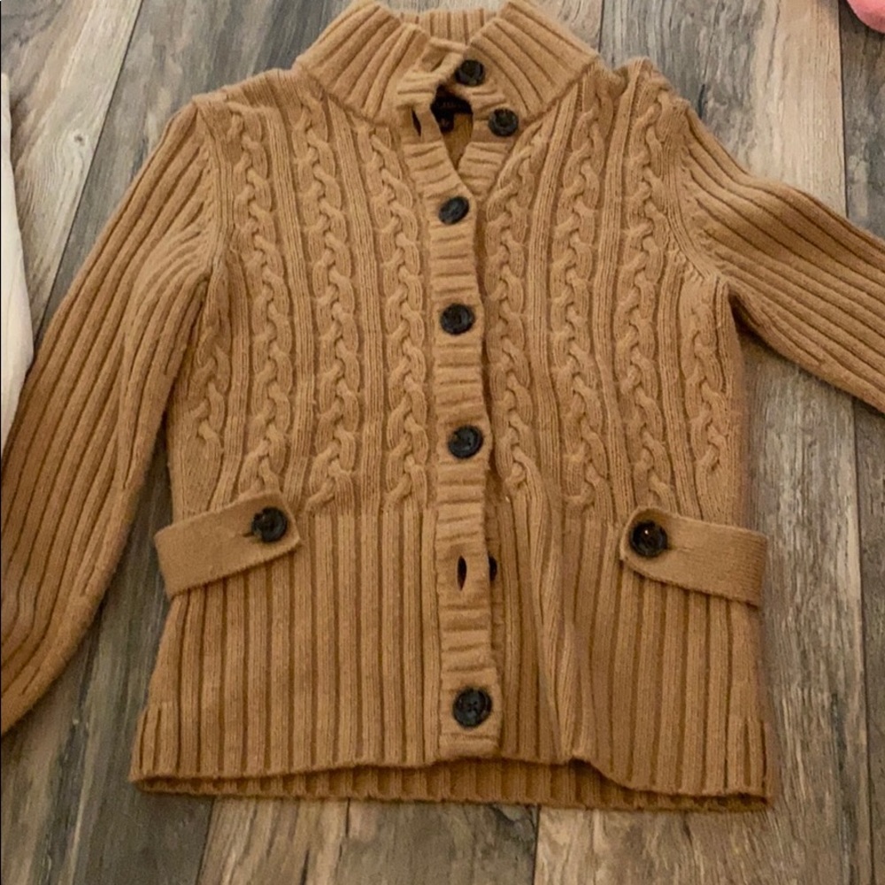 Banana Republic button up sweater cashmere blend